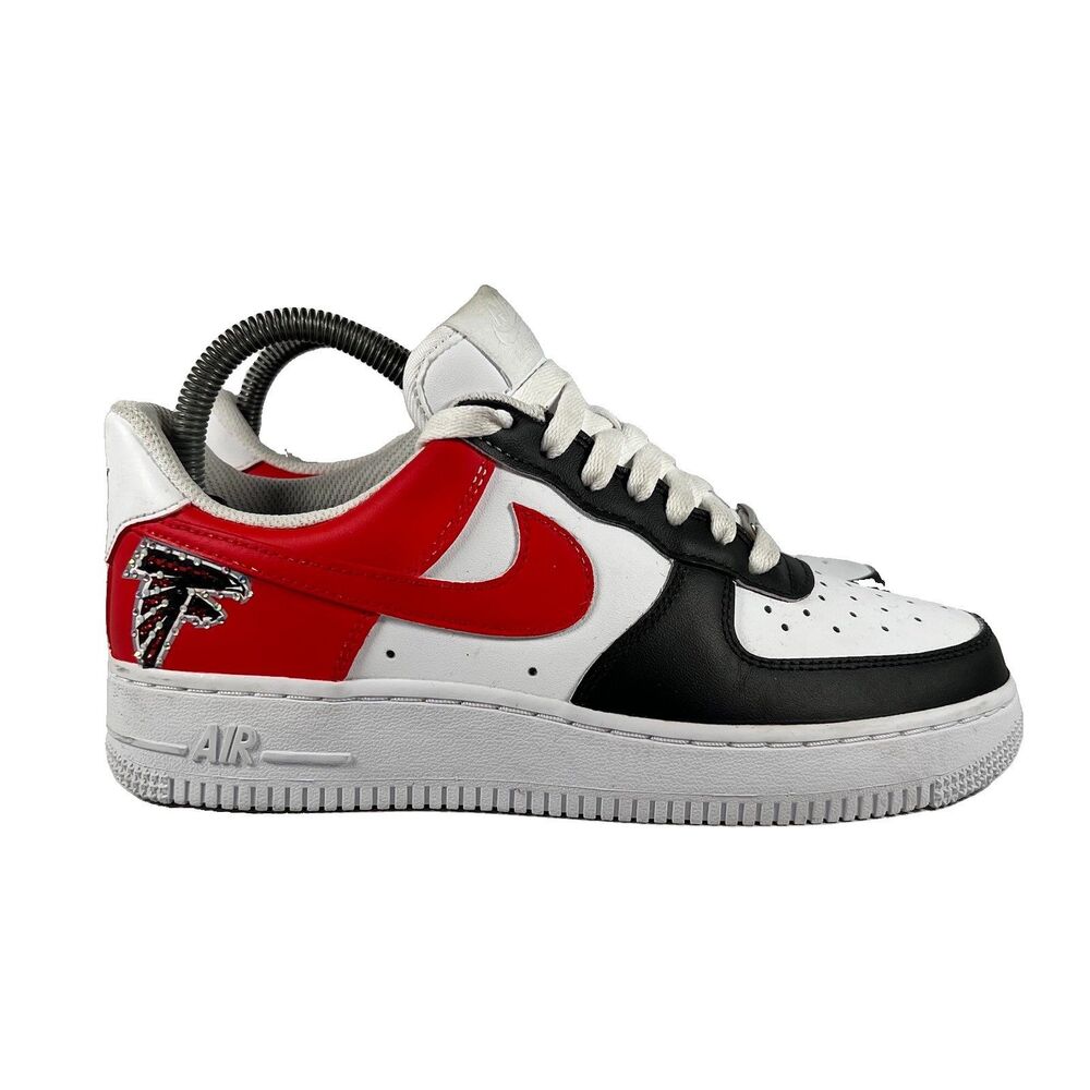 Nike Air Force 1 '07 Atlanta Falcons Custom Shoes Sneakers NFL Women's Size 7